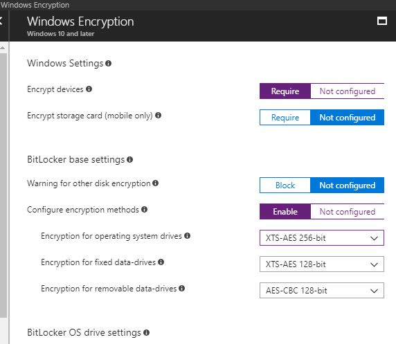 Encrypting Windows 10 devices with BitLocker in Intune – SCCMentor ...