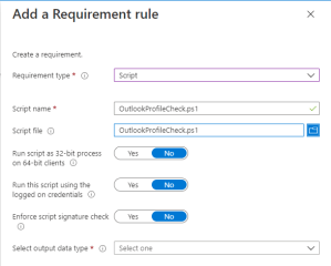 Using a PowerShell script to determine app requirement in Intune ...