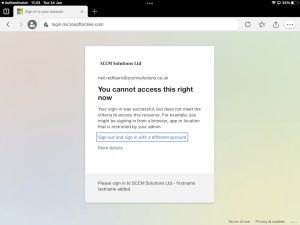 Just Dropped In (To See What Condition My Conditional Access Rule Was ...